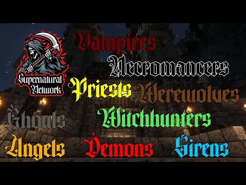 Minecraft server video for Supernatural Network