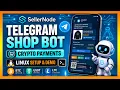 Self-Hosted Telegram Shop Bot with Crypto Payments Linux Setup Demo