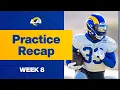 Rams Practice Recap Week 8 vs 49ers Rested Recharged For Rivalry Week