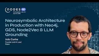 Thumbnail for NODES AI 2026 – Neurosymbolic Architecture in Production with Neo4j, GDS, Node2Vec & LLM Grounding video