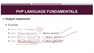 Episode 16 PHP Language Fundamentals Part 1