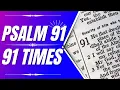 Psalm 91 with words and Rain - Powerful Psalms Psalms for sleep Psalm 91