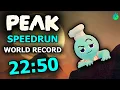 Download Lagu PEAK Speedrun Solo (22:50) World Record