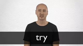 How to pronounce TRY in British English