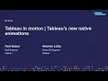 Tableau in motion Tableau s new native animations