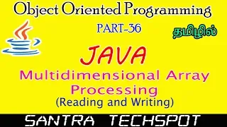 Java Beginners Tutorial Multidimensional Array Processing Reading Writing