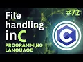File Handling in C Tutorial-72