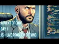Live Code Challenge with Advent of Code Day 1