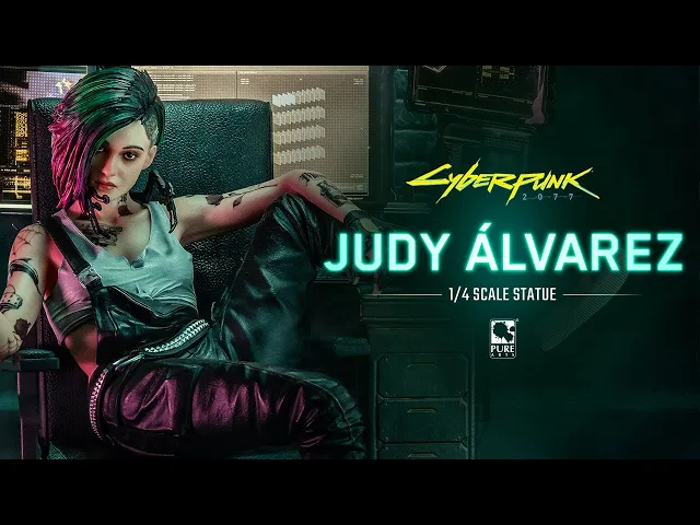 PureArts Cyberpunk 2077 Judy Álvarez 1/4 Scale Statue Exclusive Edition Official Trailer