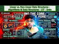 Linear vs Non-Linear Data Structures - Algorithms Data Structures L17