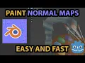 How to paint Normal Maps in Blender