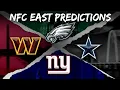 NFC East Predictions