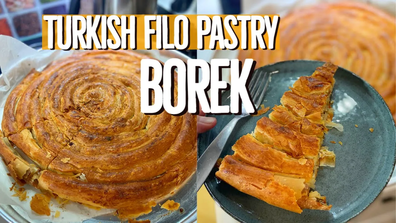 Turkish Rolled Borek Recipe / Filo Pastry With Cheese Filling