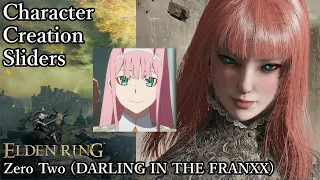 ELDEN RING Character Creation - Zero Two DARLING IN THE FRANXX