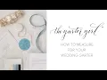 How To Measure For Your Wedding Garter - The Garter Girl