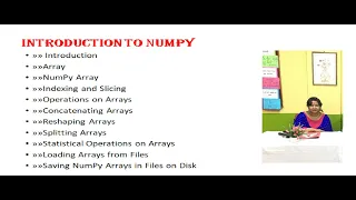 NUMPY ARRAY PYTHON TUTORIALS NDARRAY