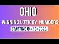 STARTING 2023 OHIO WINNING LOTTERY NUMBERS