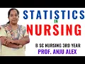 Introduction to Statistics in Nursing II Nursing Research II Sc Nursing 3rd Year II Anju Mam II