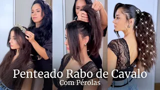 Penteado Rabo de Cavalo passo a passo.