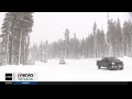 Winter conditions on Mt Rose Highway