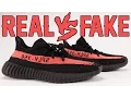 Real vs Fake adidas Yeezy Boost 350 V2 Black Red Legit Check