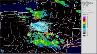 NWS Binghamton Radar Loop July 18 2011