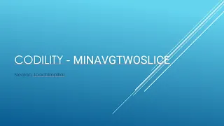 Codility - MinAvgTwoSlice JavaScript
