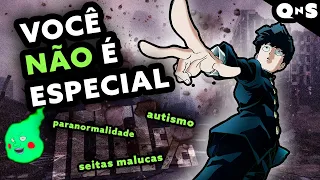 O PERIGO DE GENTE FEIA COM SÍNDROME DE PEQUENO PODER! Mob Psycho 100 e a religião