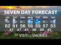 Gatlinburg and Pigeon Forge Weather for Weekend of December 9 2022