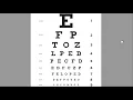 new 20 minutes Practice Snellen chart test card improve eyesight