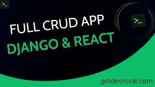 Build a Student Manager App with Django REST API and React from Scratch Full CRUD