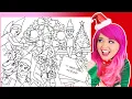 Coloring Elf on the Shelf Coloring Pages Scout Elves Reindeer Saint Bernard Elf on the Shelf