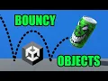 Bouncy GameObjects - Unity Physic Material Explained