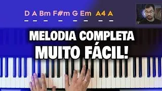 Melodia completa – RENOVA-ME | Corinho Gospel Simples no Teclado