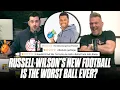 Pat McAfee Was Sent A Russell Wilson Football And It Might Be The Worst Ball Ever
