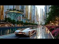 Lagu Future City 2050 in 4K | Smart Utopia, AI Transport, Luxury Domes \u0026 Neon Roads