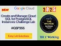 Create and Manage Cloud SQL for PostgreSQL Instances Challenge Lab GSP355