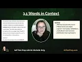 SAT Reading - RW 3 1 a Words in Context