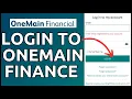OneMain Finance Login How to Login OneMain Finance Account 2024