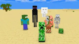 Monster School Drawing Challenge - Minecraft Animation