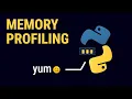 Memory profiling in Python in one line of code