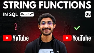 String Functions in SQL Telugu