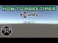 How to Make a Timer in Unity - Unity C Tutorial