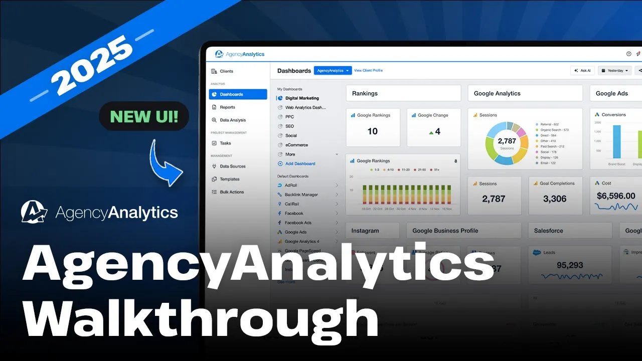 Win More Agency Clients with Better Reporting | AgencyAnalytics Walkthrough (NEW UI) [2025]