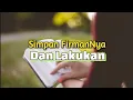 Download Lagu Simpan Firman dan Lakukan - Renungan dan Doa Malam 15 September 2025