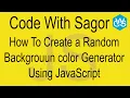 Create Random Background Color Generator Using JavaScript