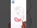 Let s Draw and Color Number 3