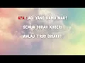 Tiara Andini - Tega (Karaoke Lirik Tanpa Vokal) by regis