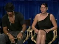 Paget Brewster impersonates Shemar Moore they talk Twitter