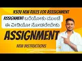 Important Assignment Instructions for KSOU Students Must watch before You write Update MUST WATCHNOW